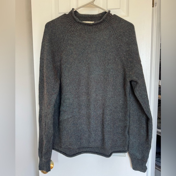Green/grey Men’s Madewell Rollneck Sweater - Picture 2 of 2